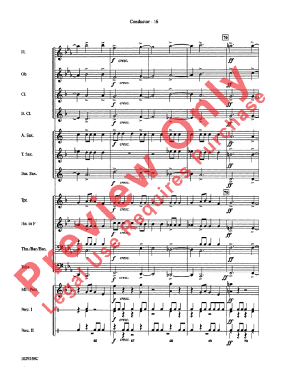 Excelcia Concert Band scores gallery preview page 18