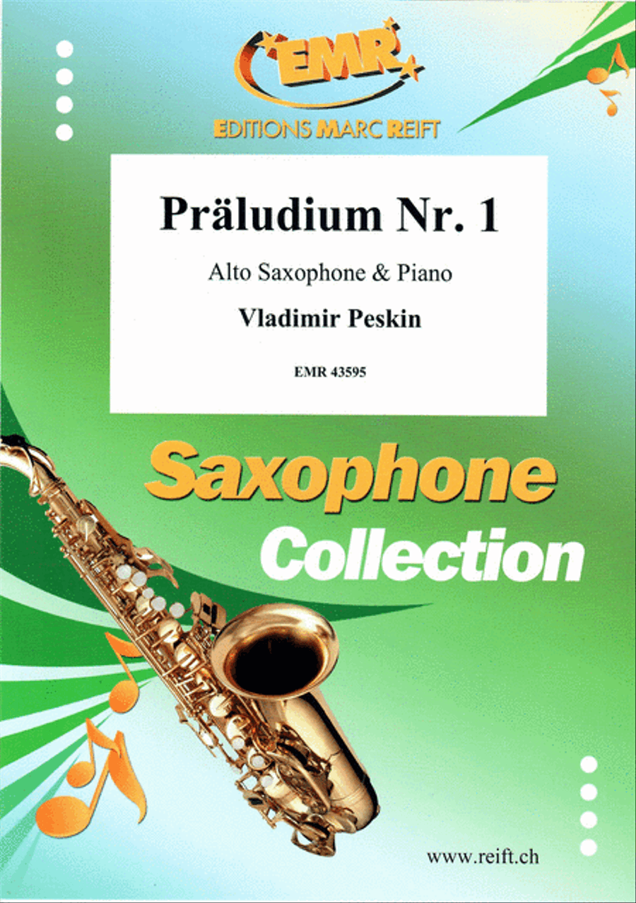 Praludium No. 1 Alto Saxophone scores gallery preview page 1