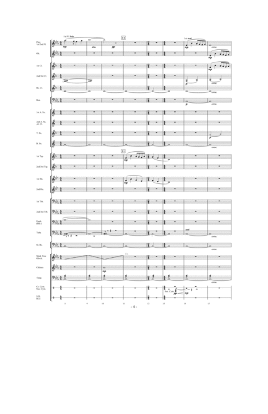Towards a New Horizon Concert Band scores gallery preview page 3