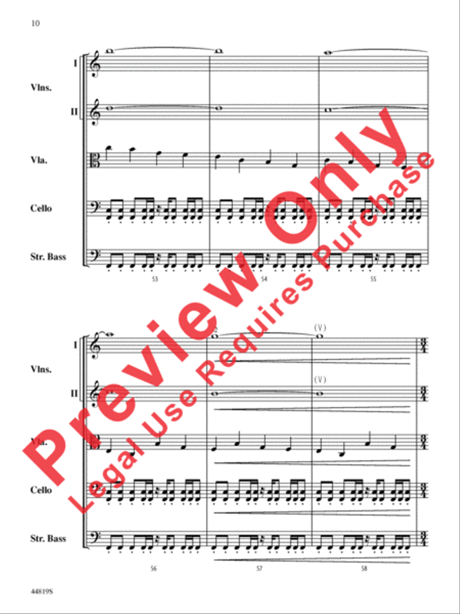 Falling Slowly (from the Motion Picture and Broadway Production Once) String Orchestra scores gallery preview page 11