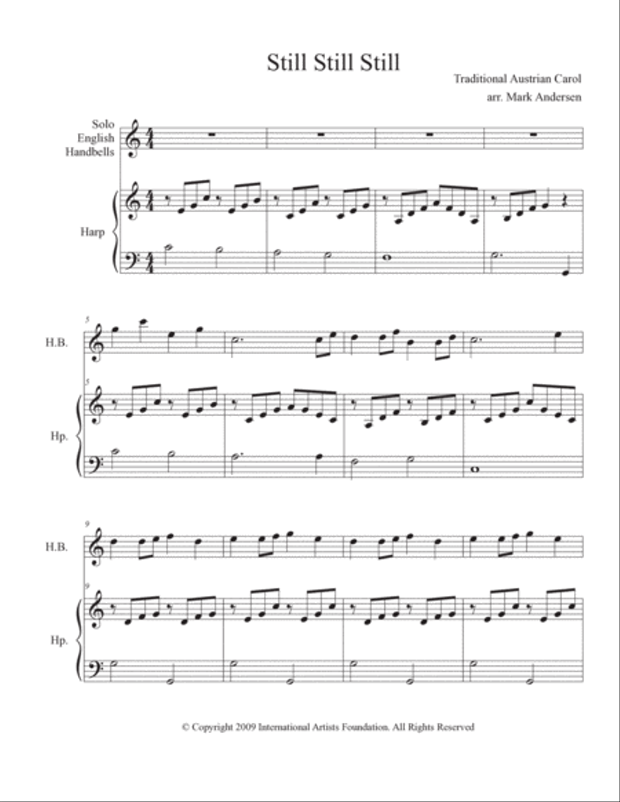 Still Still Still Handbell Choir scores gallery preview page 2