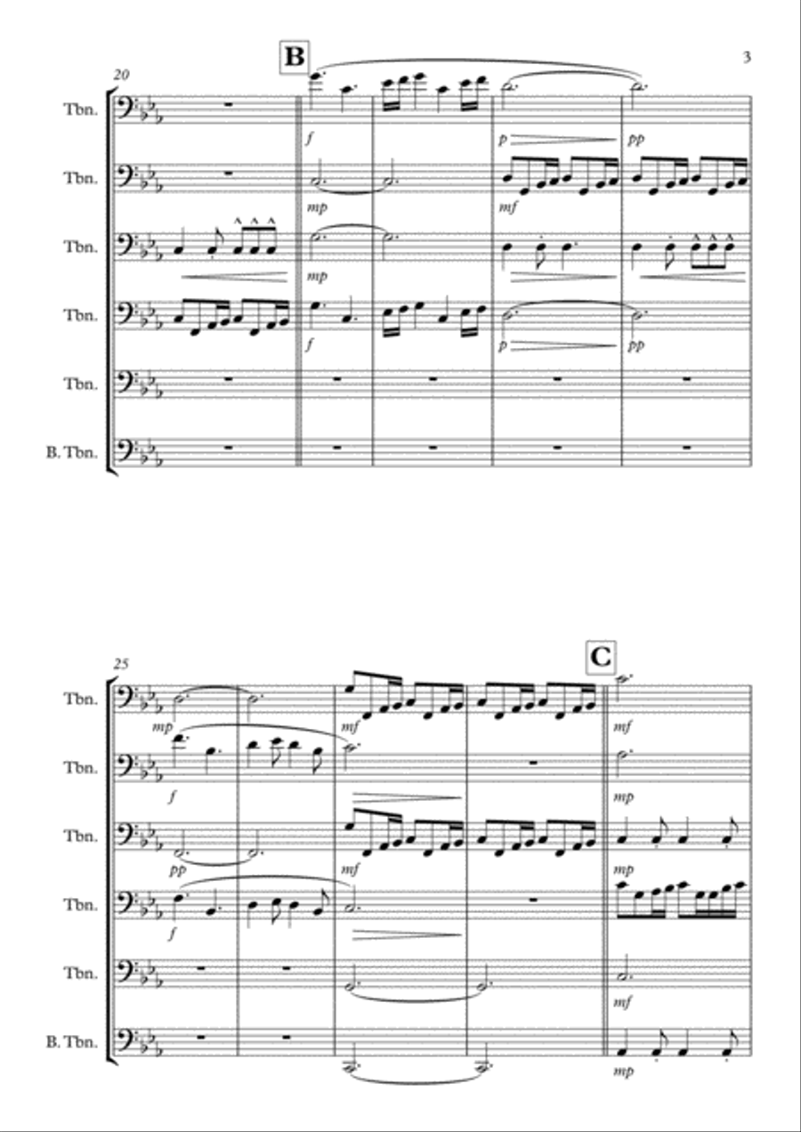 Jetthanat.T Jetthanat.T Brass Ensemble scores gallery preview page 3