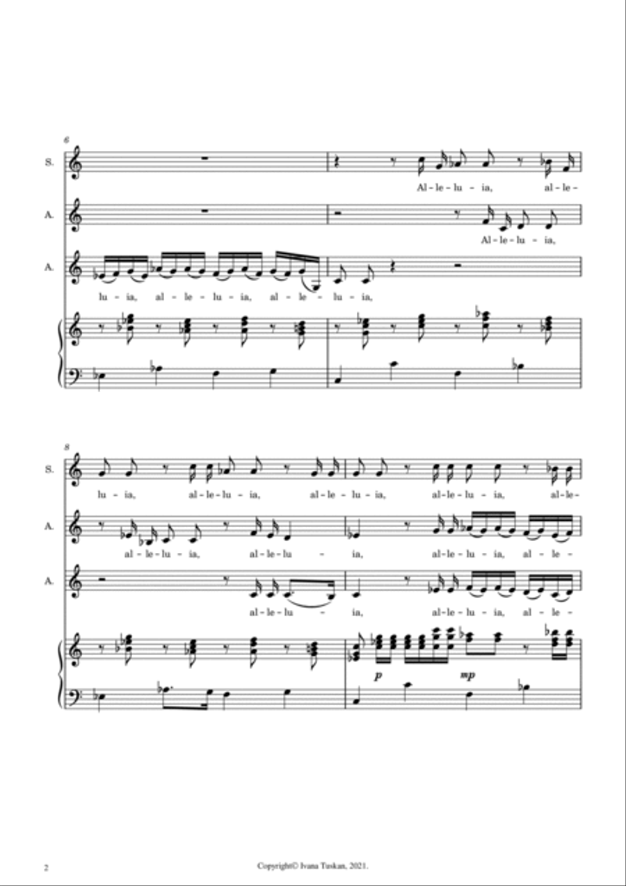 6 Sacred Treasures for SSA, SSAA SSAA scores gallery preview page 4