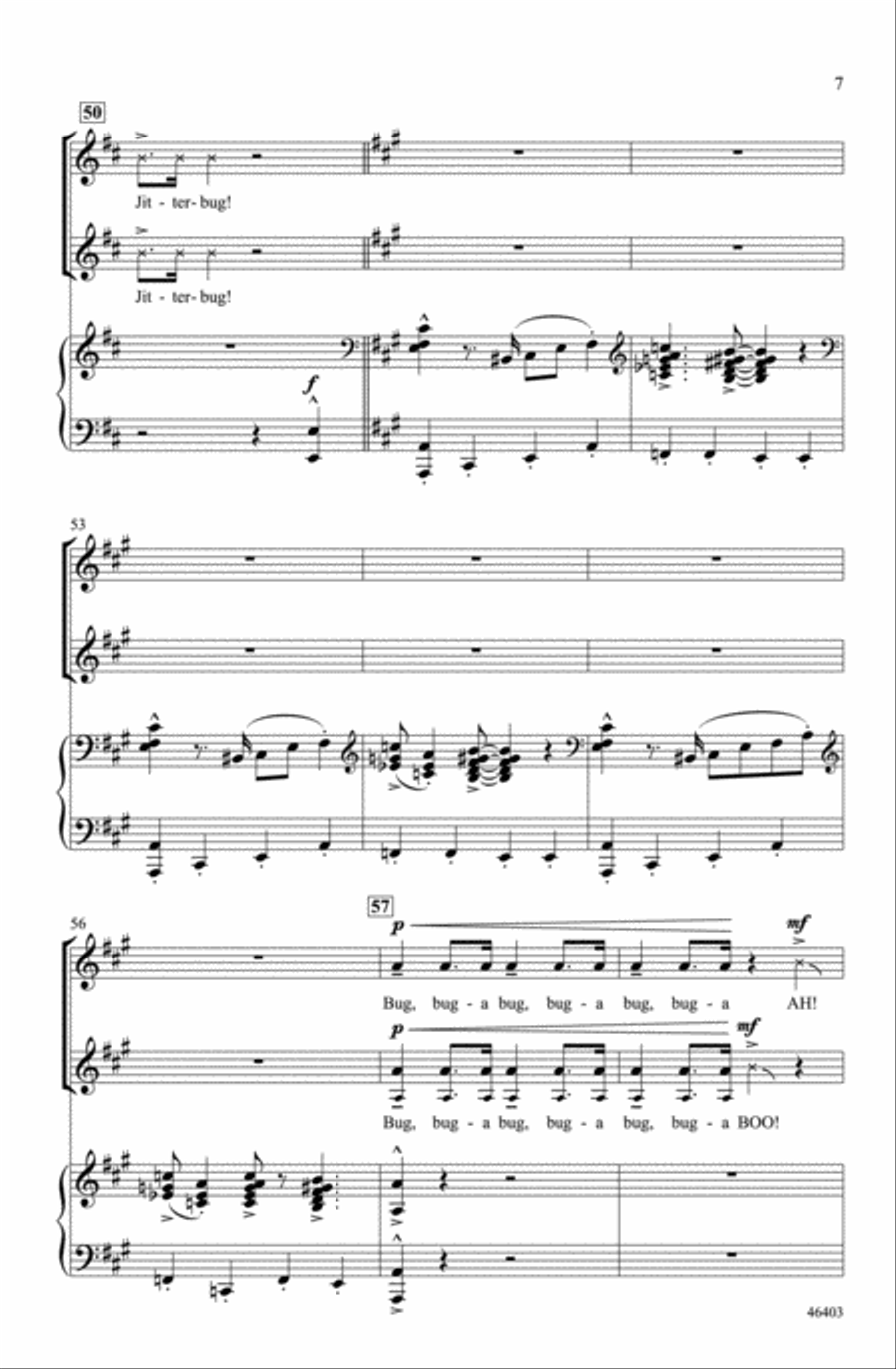 Jitterbug Choir scores gallery preview page 6