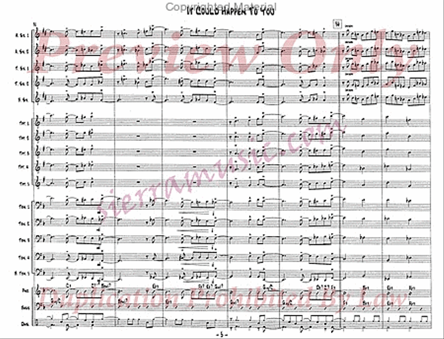It Could Happen to You Jazz Ensemble scores gallery preview page 6