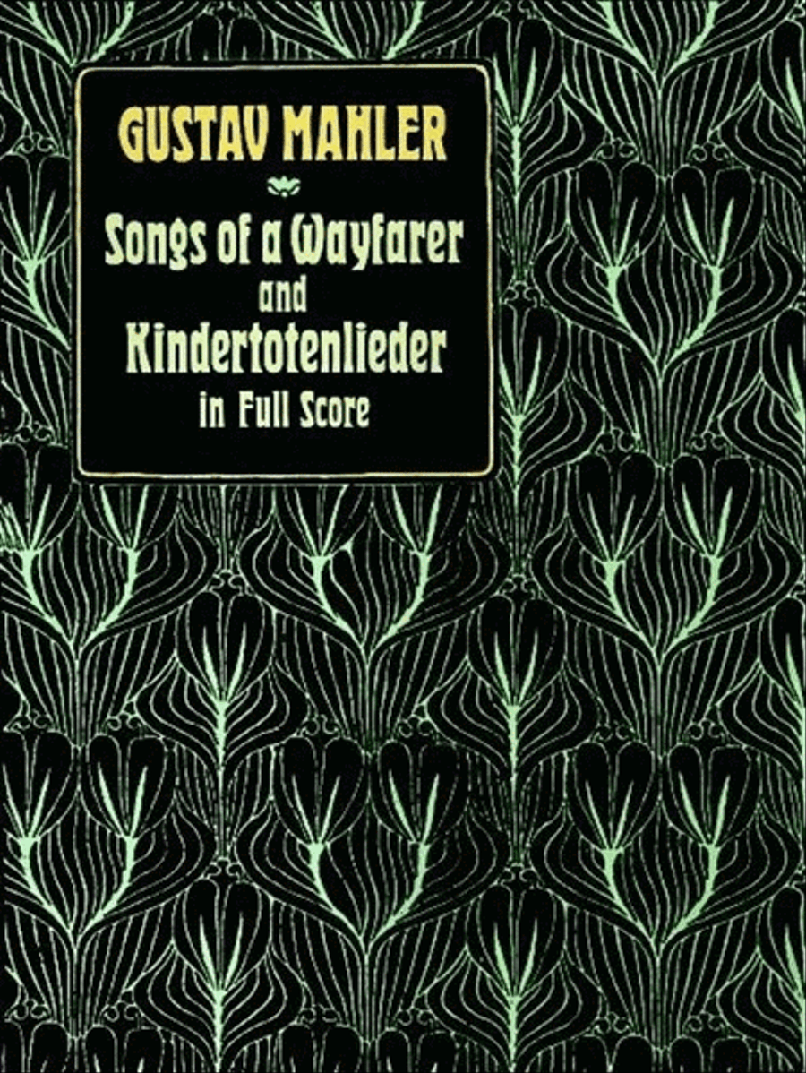 Mahler - Songs Wayfarer & Kindertotenlieder Full Score Full Orchestra scores gallery preview page 1
