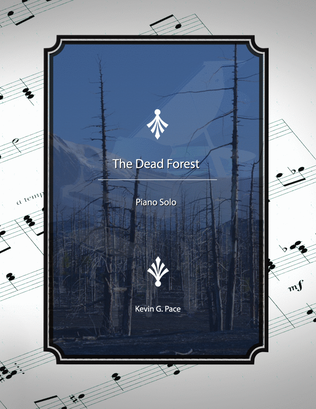 Book cover for The Dead Forest, piano solo