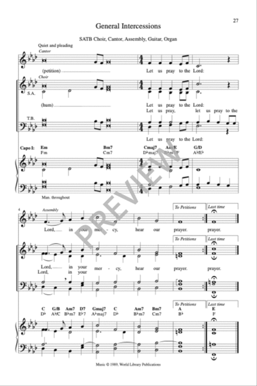 Sing Praise and Thanksgiving Mass-Full Score (revised) 4-Part scores gallery preview page 5