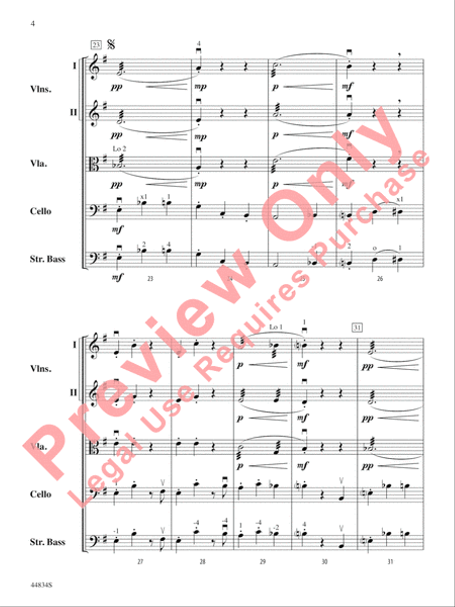 Masquerade String Orchestra scores gallery preview page 5