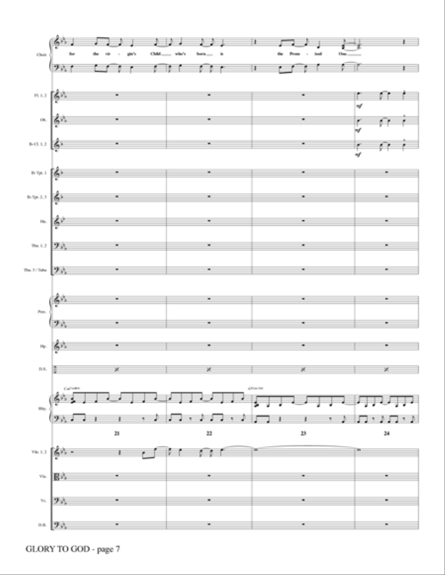 Glory To God - Full Score Choir scores gallery preview page 6