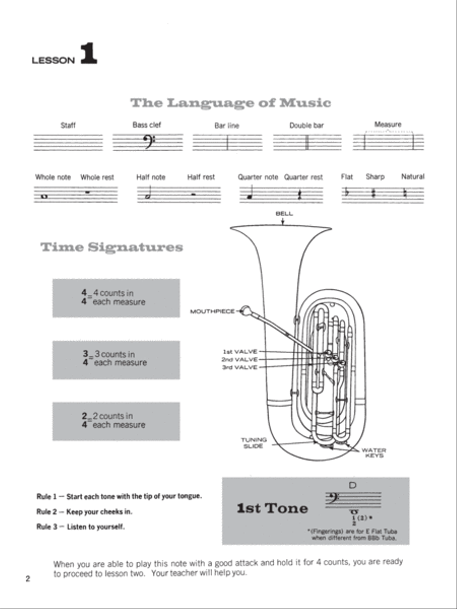 John Kinyon's Basic Training Course, Book 1 Concert Band Methods scores gallery preview page 2
