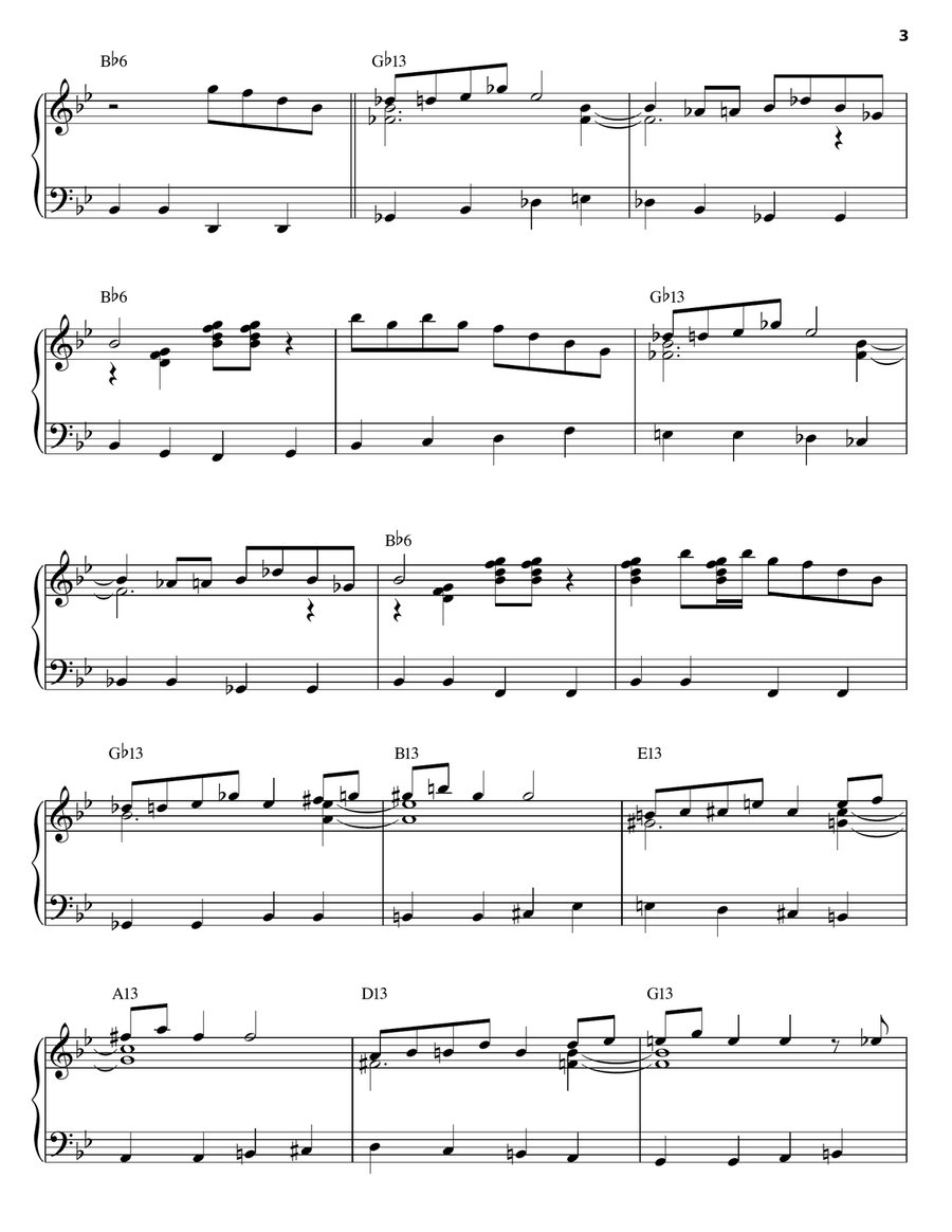 Mission To Moscow Piano Solo scores gallery preview page 3