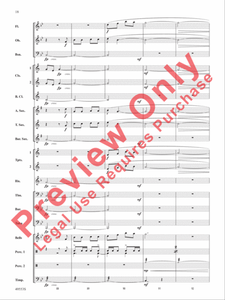 Hanukkah Dances Hanukkah Dances Concert Band scores gallery preview page 19