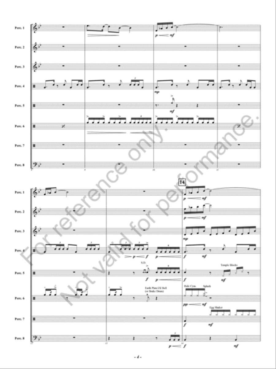 Ritmo Bongito Ritmo Bongito Percussion Ensemble scores gallery preview page 5