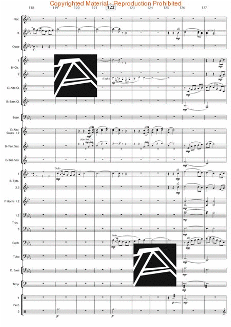 Surround Sound Surround Sound Concert Band scores gallery preview page 14