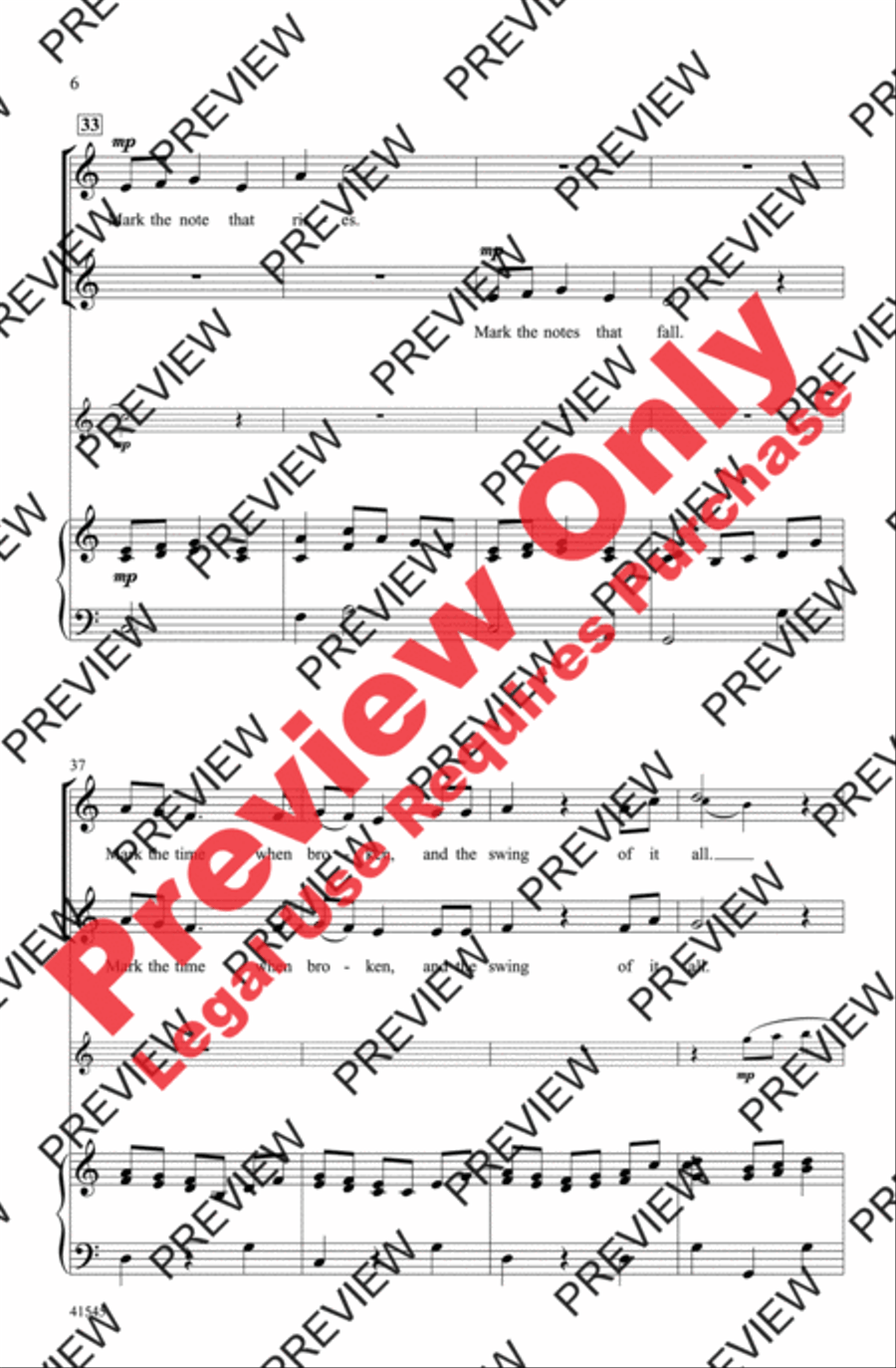 Come, My Little Children 2-Part scores gallery preview page 6