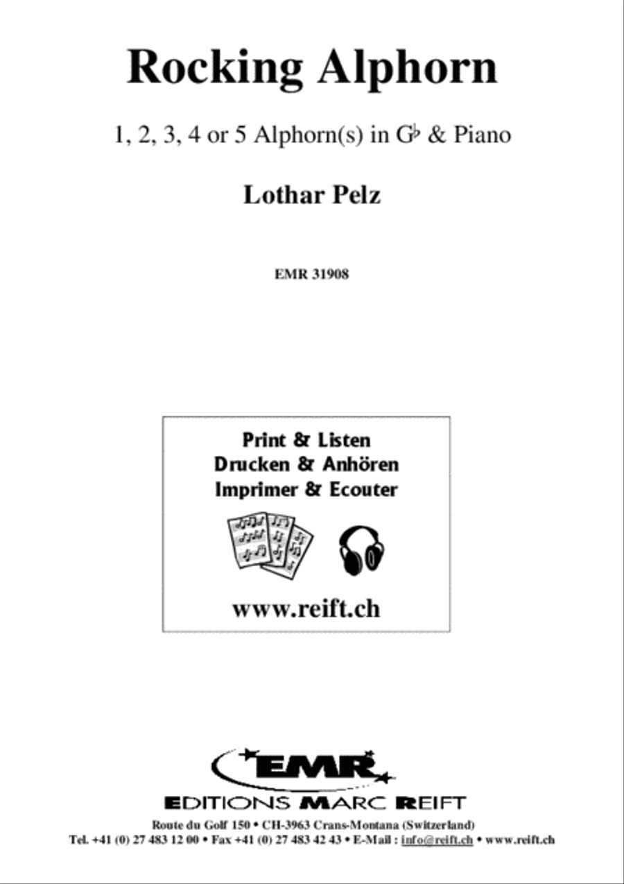 Rocking Alphorn Piano Accompaniment scores gallery preview page 2
