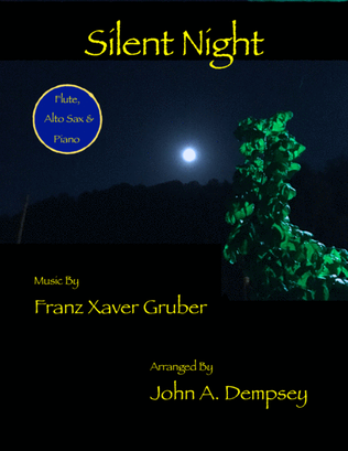 Book cover for Silent Night (Trio for Flute, Alto Sax and Piano)