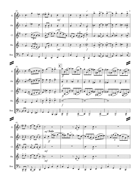 A String Of Pearls by Jerry Gray Woodwind Quintet - Digital Sheet Music
