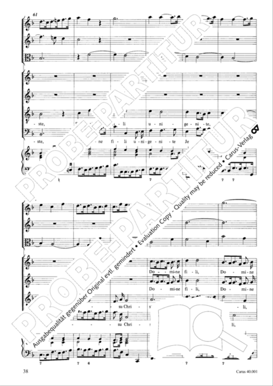 Gloria in D SSA scores gallery preview page 45