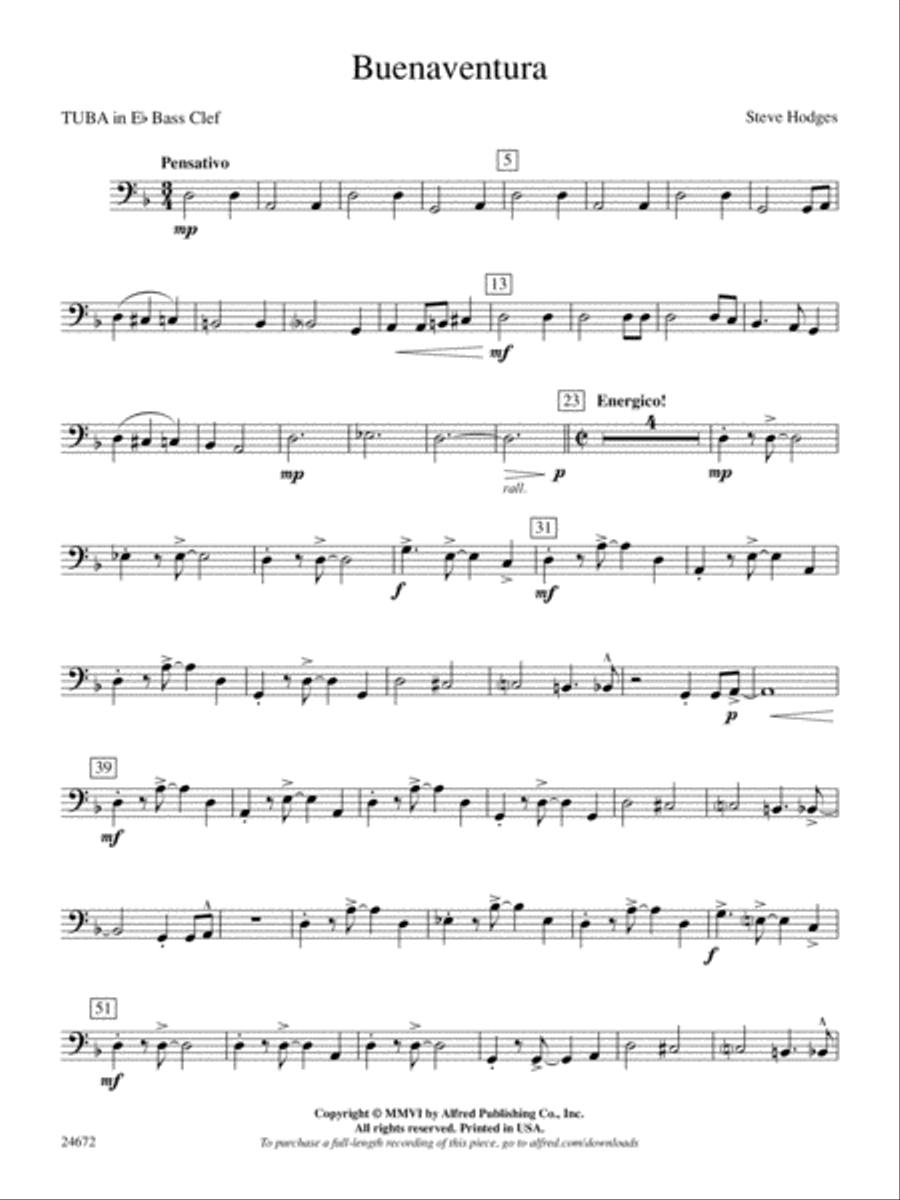 Buenaventura: (wp) E-flat Tuba B.C.