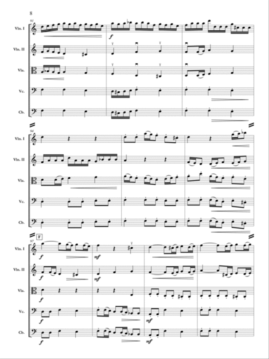 The Bells of St. Genevieve Orchestra scores gallery preview page 9