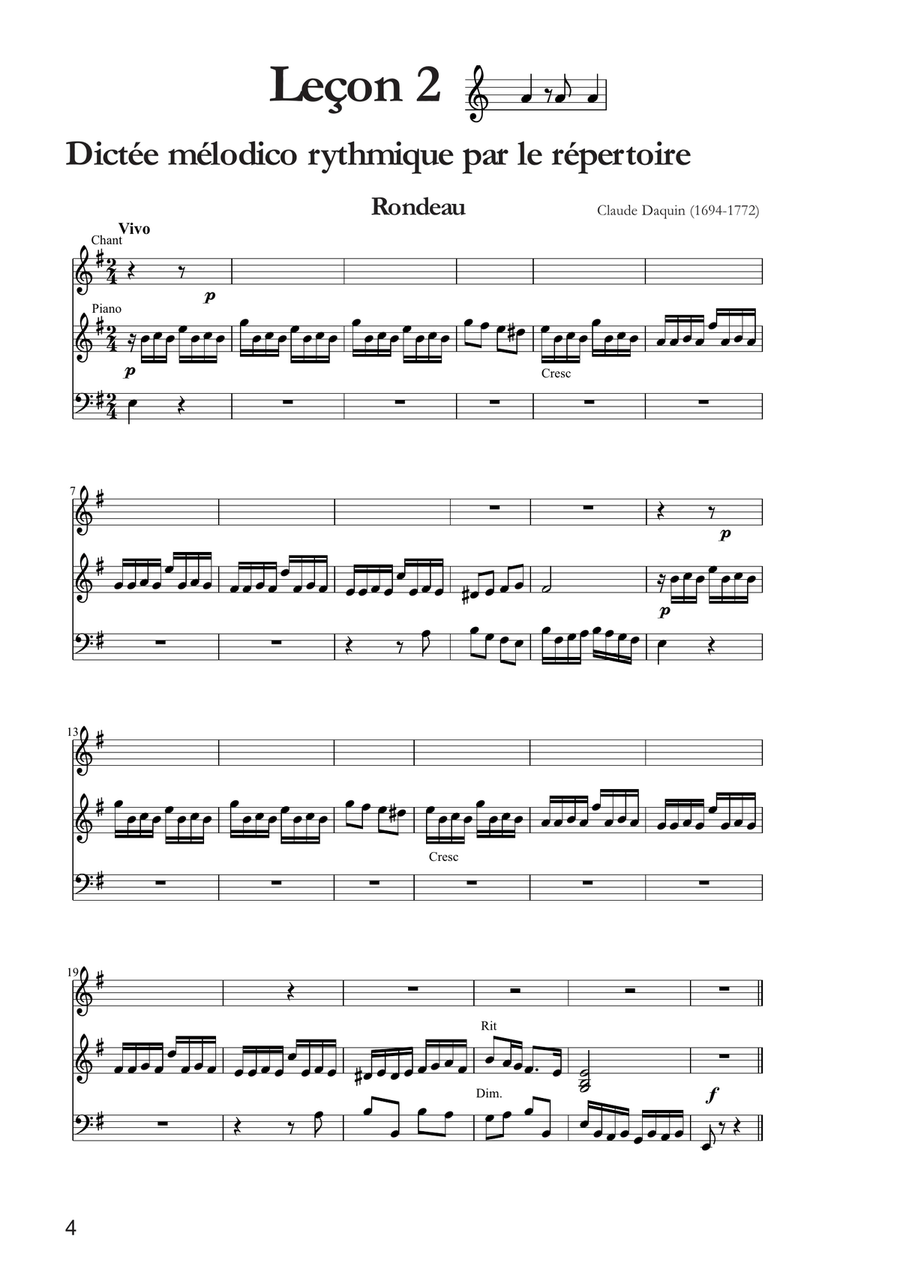 La Formation Musicale Tout Simplement Volume 4 Small Ensemble scores gallery preview page 5