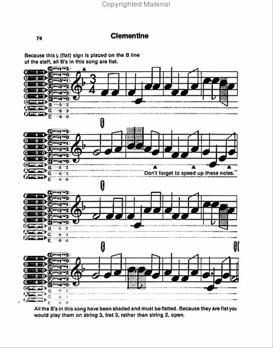 Reading Guitar Music Guitar scores gallery preview page 4