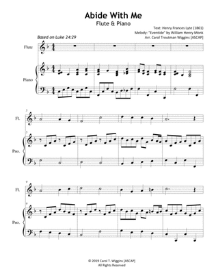 Abide with Me (Flute & Piano)