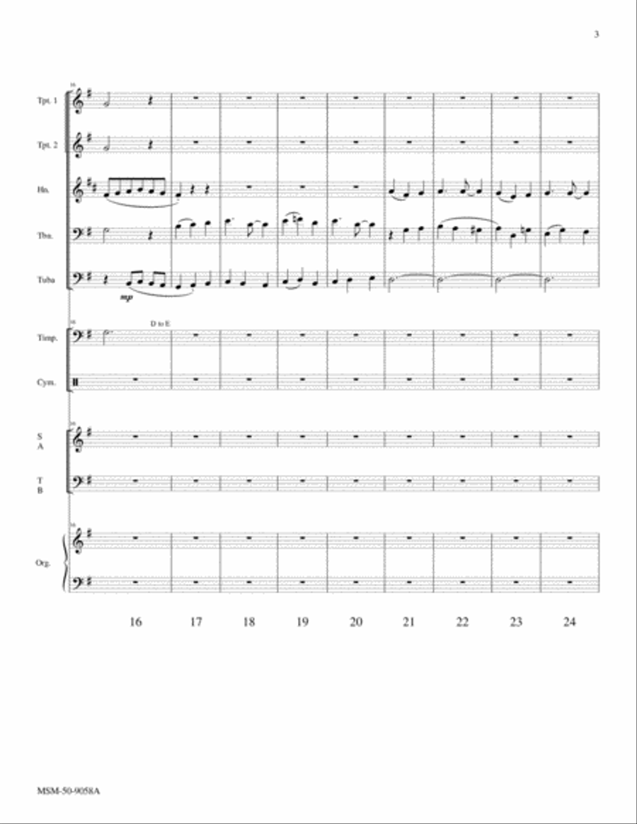 In Thee Is Gladness (Downloadable Full Score)