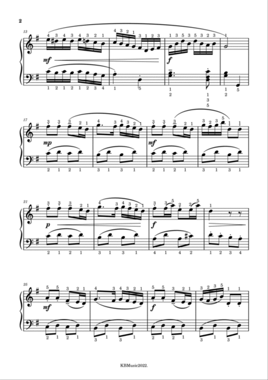 Sonatina in G Major Sonatina in G Major Part scores gallery preview page 4