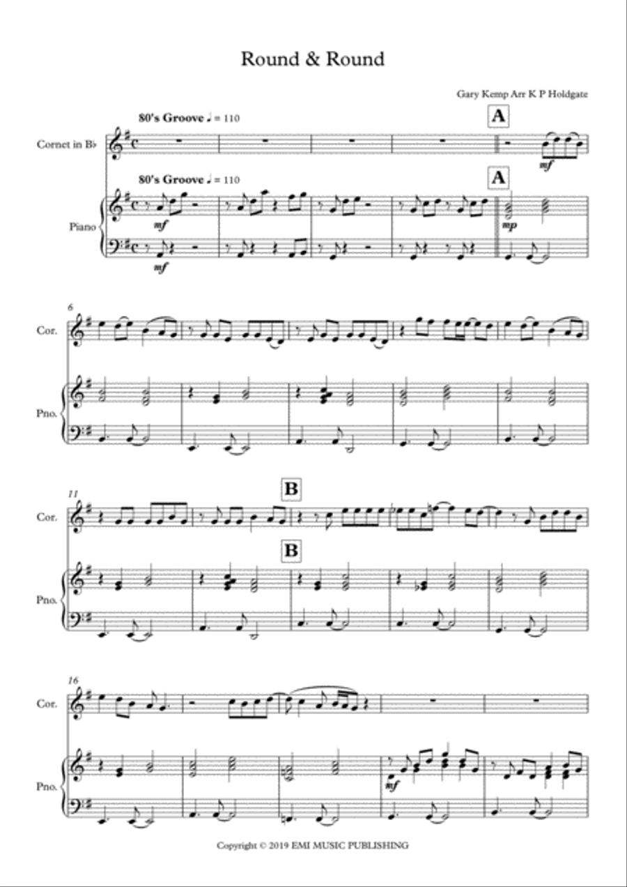 Round And Round Small Ensemble scores gallery preview page 1