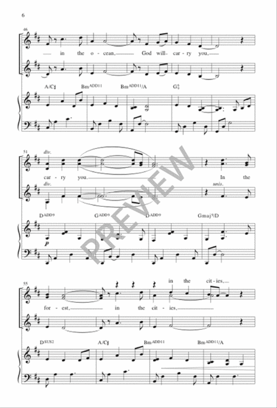 In the Morning, in the Evening 4-Part scores gallery preview page 7