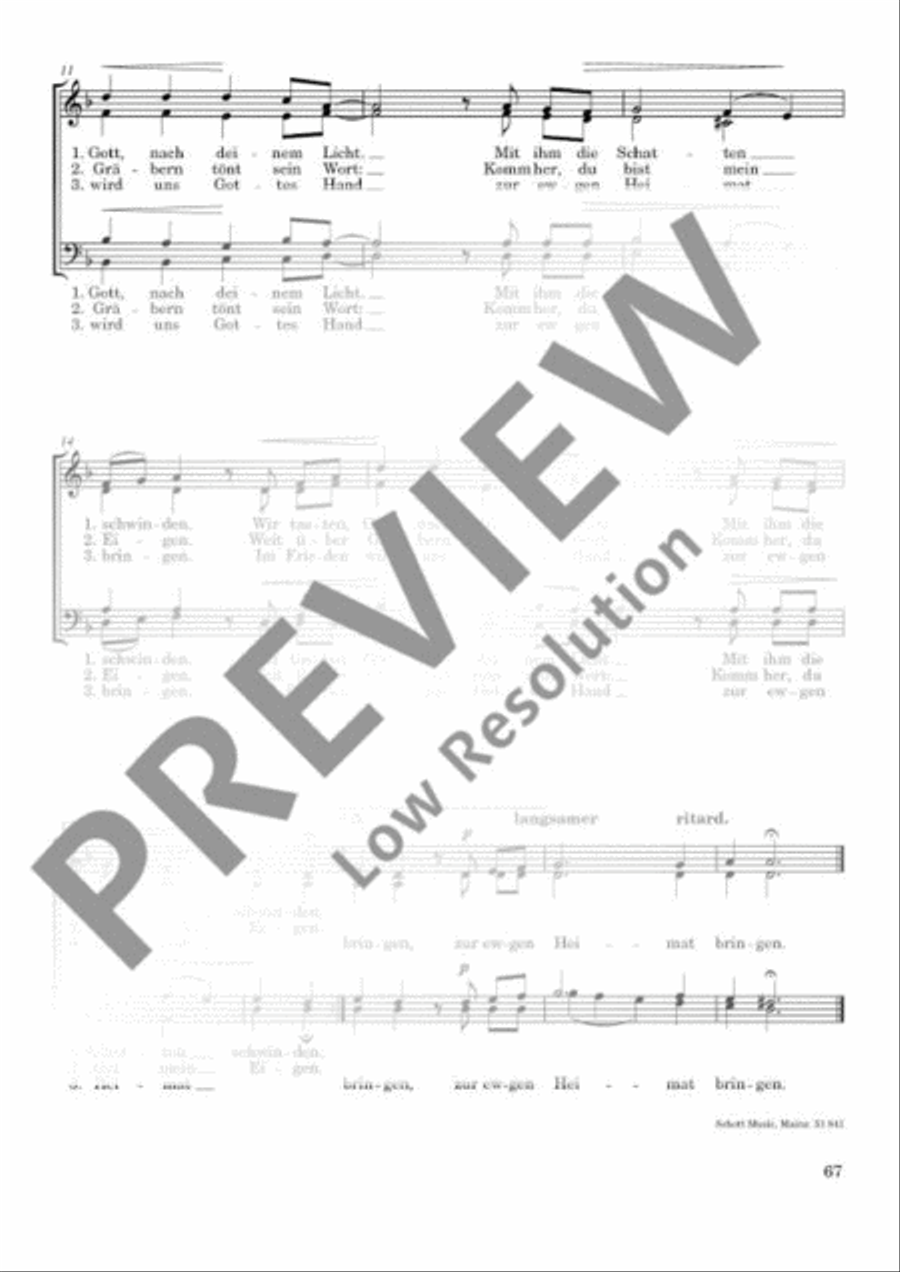 Woher kommt Trost in dunkler Zeit 4-Part scores gallery preview page 3