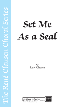 Book cover for Set Me as a Seal (from A New Creation)