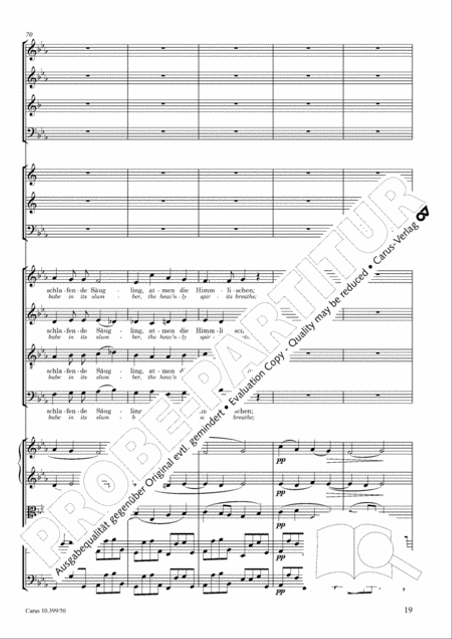 Schicksalslied, Op. 54 Choir scores gallery preview page 20
