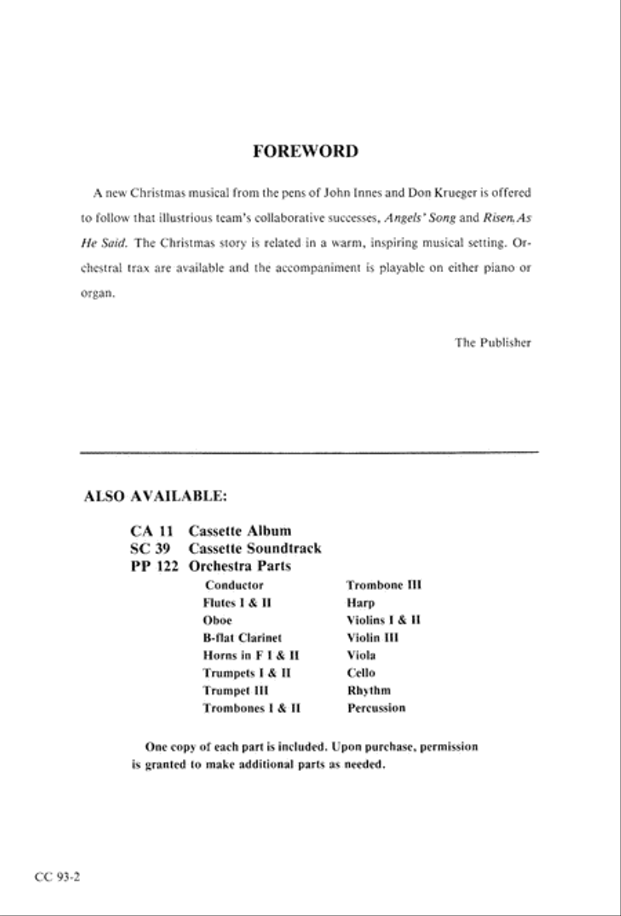 Jesus Is Born Jesus Is Born 4-Part scores gallery preview page 4