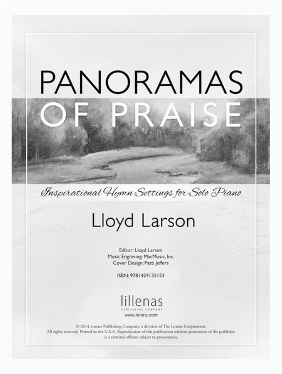 Panoramas of Praise - Book only Piano Solo scores gallery preview page 1