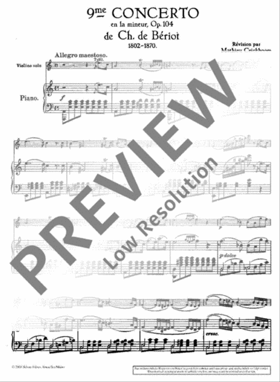 Concerto n°9 A minor Piano scores gallery preview page 3