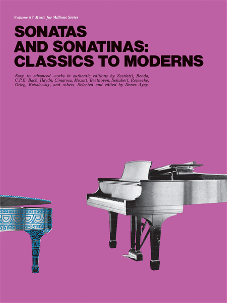 Sonatas and Sonatinas: Classics to Moderns (Vol. 67) Piano Solo scores gallery preview page 1