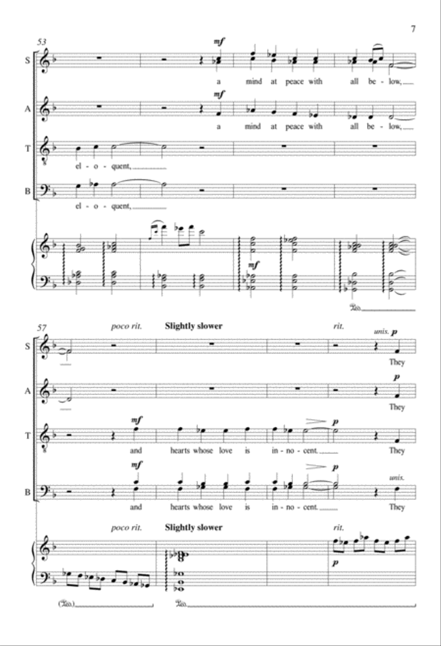 She Walks in Beauty from Love Shall Live Forever Divisi scores gallery preview page 6