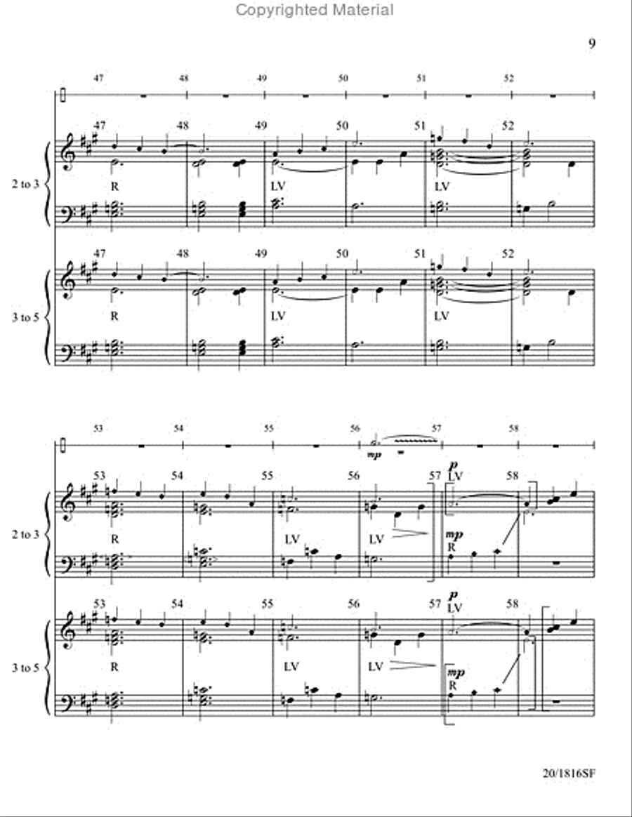Panorama - Handbell and Percussion Score and Parts Handbell Choir scores gallery preview page 8