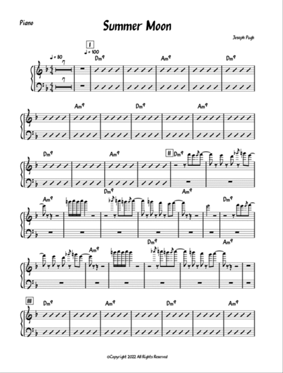 Summer Moon Summer Moon Small Ensemble scores gallery preview page 4