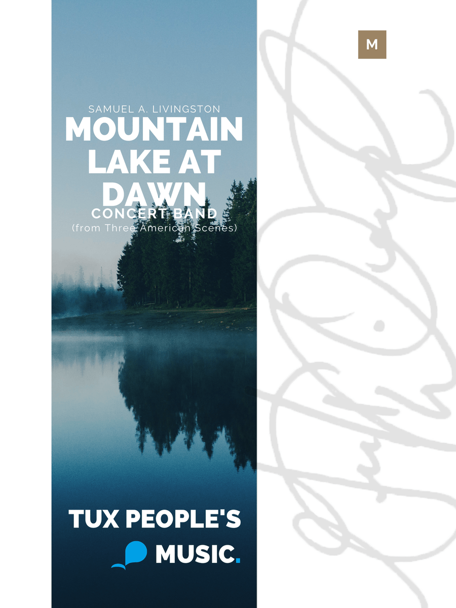 Mountain Lake at Dawn (from Three American Scenes) Concert Band scores gallery preview page 1