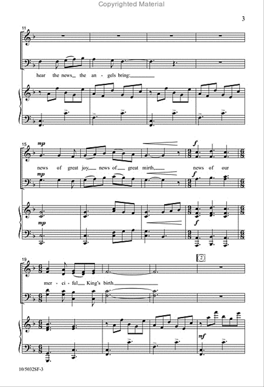 Christmas Joy! 4-Part scores gallery preview page 4