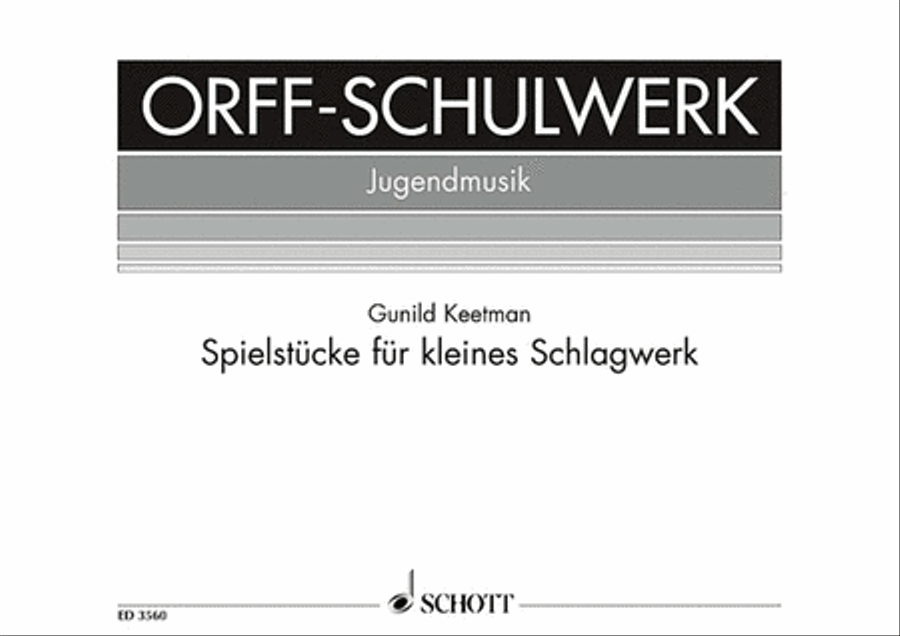 Spielstücke für kleines Schlagwerk Percussion scores gallery preview page 1