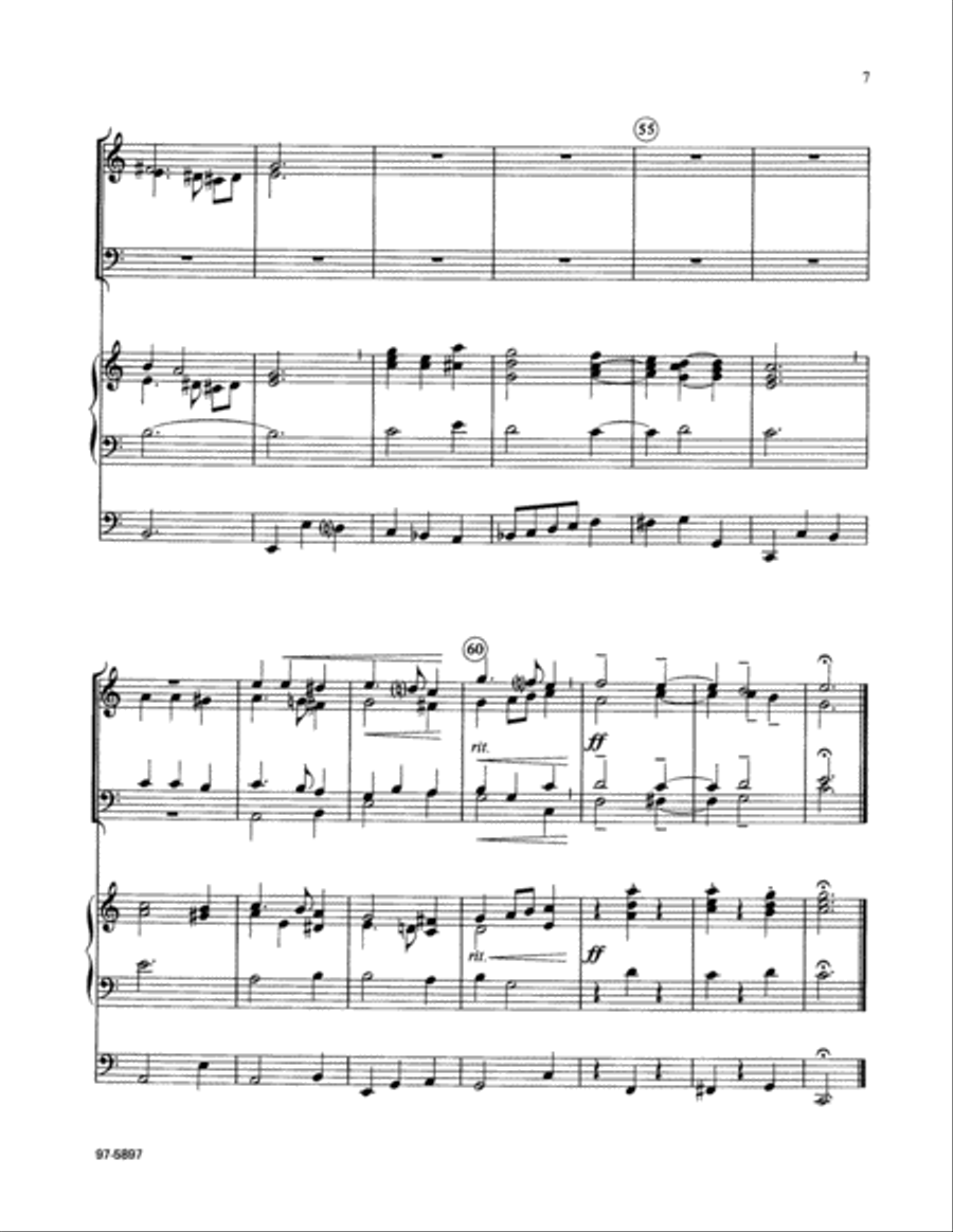 Three Hymns of Praise for Easter Trombone scores gallery preview page 6