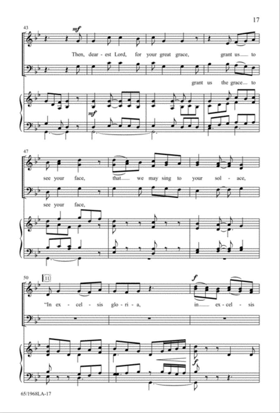The Word Made Flesh 4-Part scores gallery preview page 19