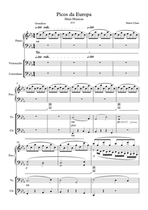 Picos da Europa for flute, piano and cello