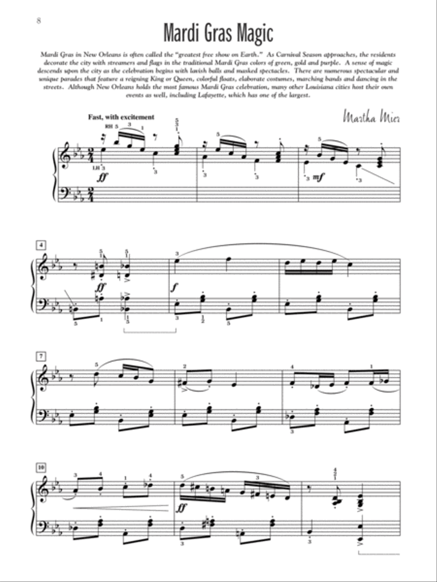 Louisiana Legacies Louisiana Legacies Piano Method scores gallery preview page 4